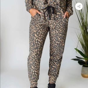 Leopard Joggers